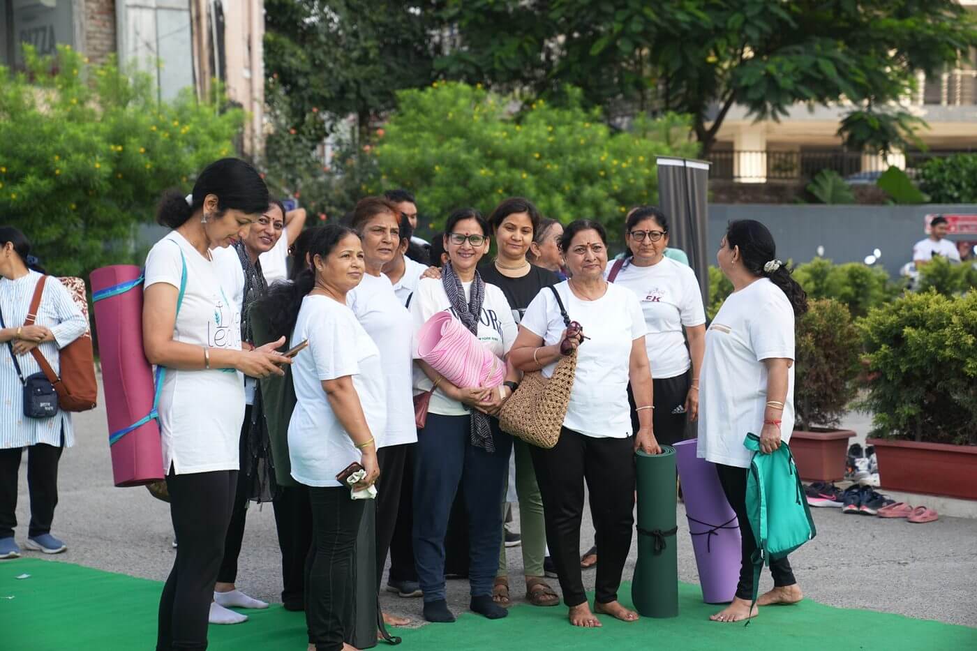 Participants arriving at IYD 2026 Decathlon Dehradun