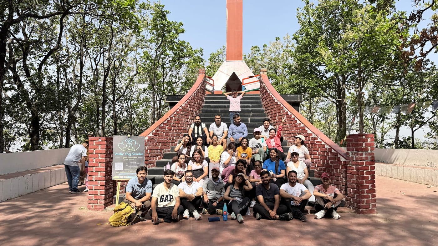 VYK Tribe full group photo at Kalanga War Memorial — the community that showed up